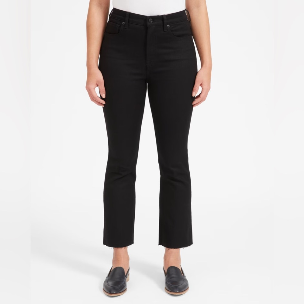 Everlane Kick Crop black Denim Jeans